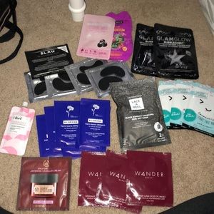 Eye masks, sheet masks, etc